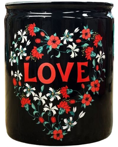 Αρωματικό κερί  Bolsius - Ερωτας, μαύρο - 1
