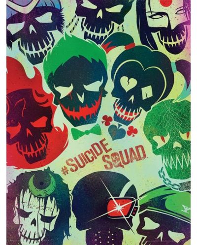 Εκτύπωση τέχνης Pyramid DC Comics: Suicide Squad - Skulls - 1