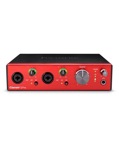 Audio interface  Focusrite - Clarett+ 2Pre,κόκκινο/μαύρο - 1