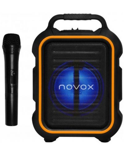 Ηχοσύστημα Novox - Mobilite, μαύρο/πορτοκαλί - 1