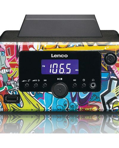 Ηχοσύστημα Lenco - MC-020 Ετικέτες, 2.0, πολύχρωμο - 4