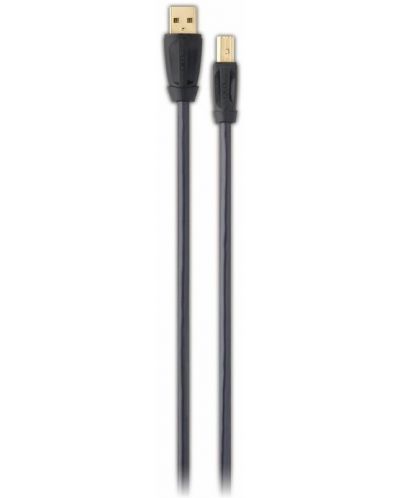 Καλώδιο QED - Performance Graphite, USB-A/USB-B M/M, 1.5m, μαύρο - 2