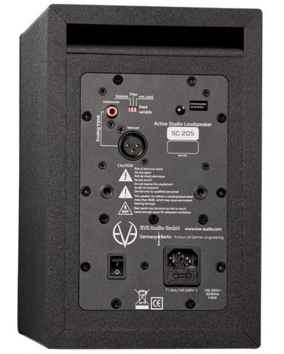 Σύστημα ήχου EVE Audio -  SC205, μαύρο ασήμι - 4