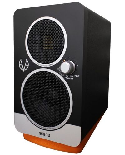 Σύστημα ήχου EVE Audio - SC203, μαύρο ασήμι - 5
