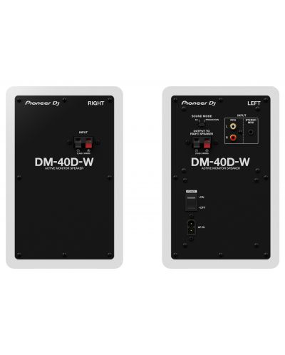 Ηχοσύστημα Pioneer DJ - DM-40D, 2.0, άσπρο - 3