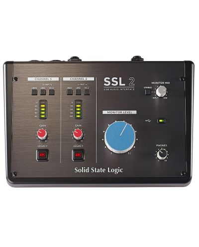 Διασύνδεση ήχου Solid State Logic - SSL2, μαύρο - 2