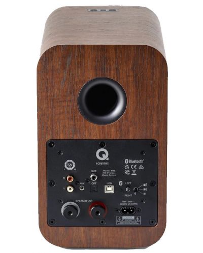 Аудио система Q Acoustics - M20 HD Wireless, καφέ - 3
