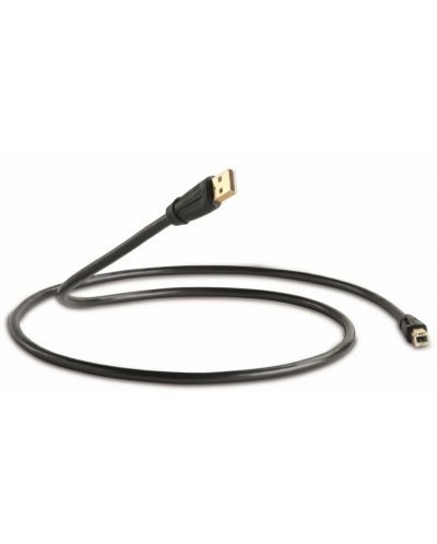 Καλώδιο QED - Performance Graphite, USB-A/USB-B M/M, 1.5m, μαύρο - 1