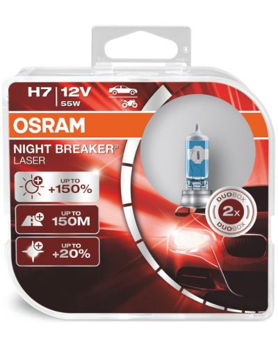 Λάμπες αυτοκινήτου Osram - H7, 64210NL, Night Breaker Laser - 1