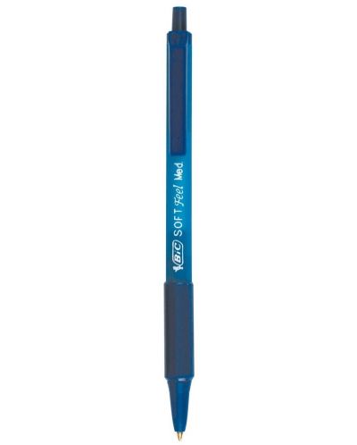 Αυτόματο στυλό BIC - Soft Feel, 1.0 mm, μπλε - 1