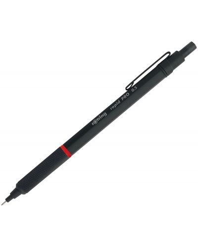 Αυτόματο μολύβι Rotring Rapid Pro - 0,5 mm, μαύρο - 1