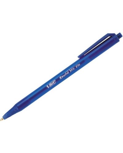 Αυτόματο στυλό BIC - Round Stic Clic, 1,0 mm, μπλε - 1