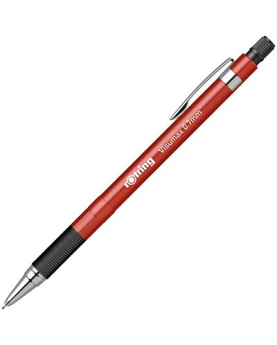 Αυτόματο μολύβι Rotring Visumax - Κόκκινο, 0.7 mm - 1