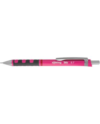 Αυτόματο μολύβι  Rotring Tikky - 0.7 mm, ροζ - 1