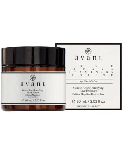 Avant Απαλό scrub προσώπου με εκχύλισμα τριαντάφυλλου, 60 ml - 1