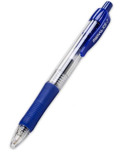 Αυτόματο στυλό Marvy Uchida RB7 - 0.7 mm, μπλε - 1
