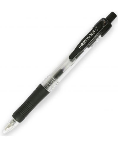 Αυτόματο στυλό, λαβή RB7 0,7 mm, μαύρο - 1