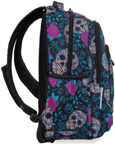 Σχολική τσάντα Cool Pack Strike - Sculls & Roses, με USB υποδοχή - 2