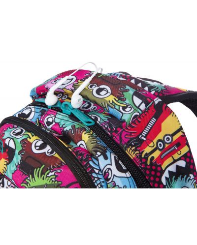 Σχολική τσάντα Cool Pack Prime - Wiggly Eyes Pink, με θερμική κασετίνα - 6