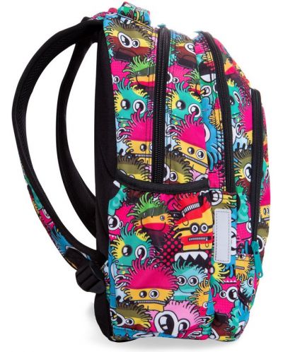 Σχολική τσάντα Cool Pack Prime - Wiggly Eyes Pink, με θερμική κασετίνα - 3