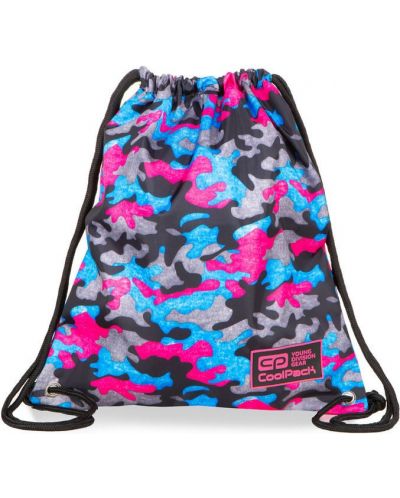 Αθλητική τσάντα με δεσμούς Cool Pack Sprint Line - Camo Fusion Pink - 1