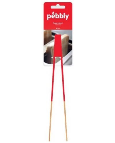 Τσιμπίδα μπαμπού Pebbly - 24 cm,κόκκινο - 3