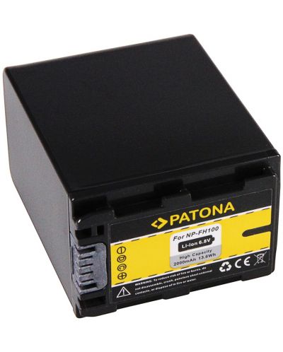 Μπαταρία Patona - εναλλακτική για  Sony NP-FH100, μαύρο - 2