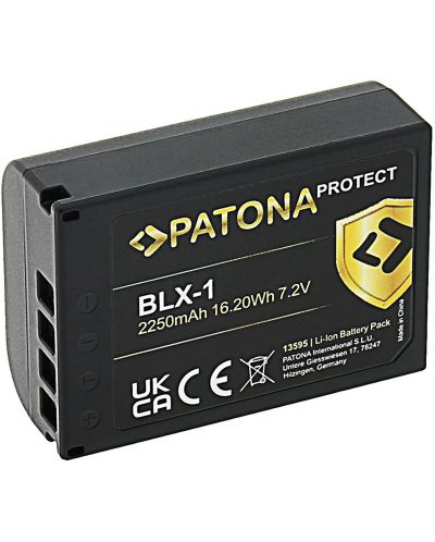 Μπαταρία Patona - Protect, εναλλακτική για  Olympus BLX-1 OM-1,μαύρο - 2