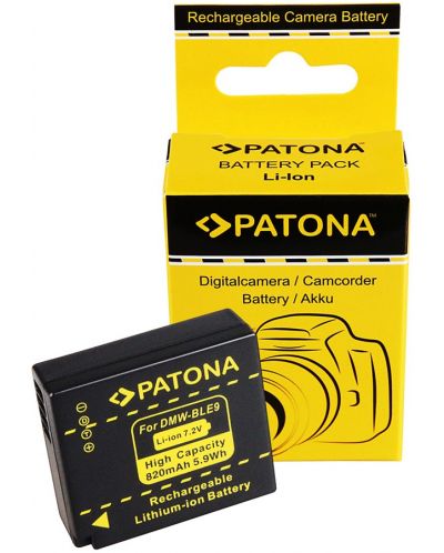 Μπαταρία Patona - εναλλακτική για Panasonic DMW-BLE9,μαύρο - 3