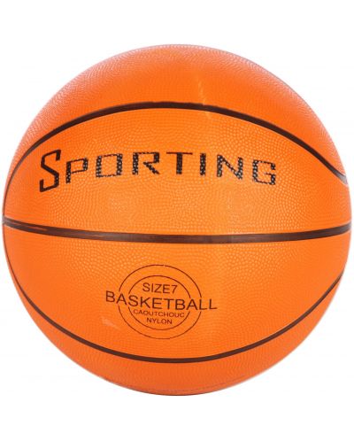 Μπάλα του μπάσκετ E&L cycles - Sporting, μέγεθος 7, πορτοκαλί - 1