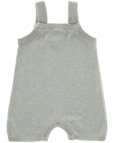Βρεφική φόρμα Lassig - Cozy Knit Wear, 74-80 cm, 7-12 μηνών, γκρι - 1