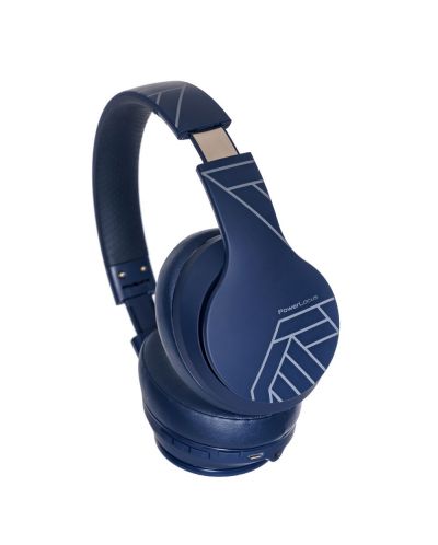 Ασύρματα ακουστικά PowerLocus - P6, μπλε - 4