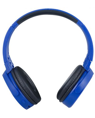 Ασύρματα ακουστικά με μικρόφωνο Trevi - DJ 12E50 BT, μπλε - 3