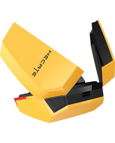 Ασύρματα ακουστικά Edifier - GX07, TWS, ANC, κίτρινο/μαύρο - 4