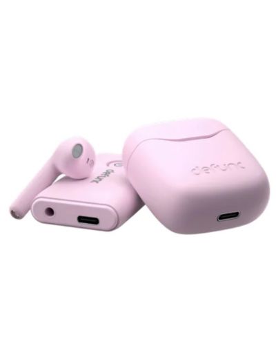 Ασύρματα ακουστικά Defunc - TRUE TRAVEL, TWS, ροζ - 1