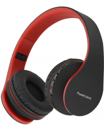 Ασύρματα ακουστικά PowerLocus - P1, κόκκινα - 1