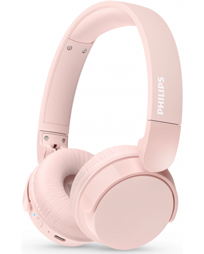 Ασύρματα ακουστικά Philips - TAH4209PK/00, Bluetooth, ροζ - 1