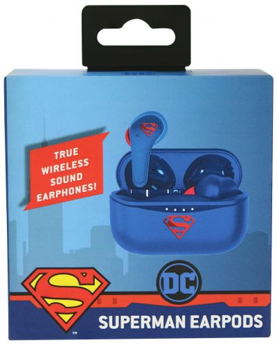 Ασύρματα ακουστικά OTL Technologies - Superman, TWS, μπλε - 5
