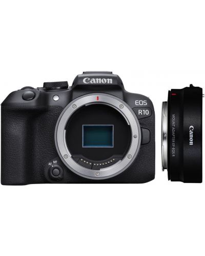 Φωτογραφική μηχανή Mirrorless Canon - EOS R10, προσαρμογέας Canon - EF-EOS R - 1