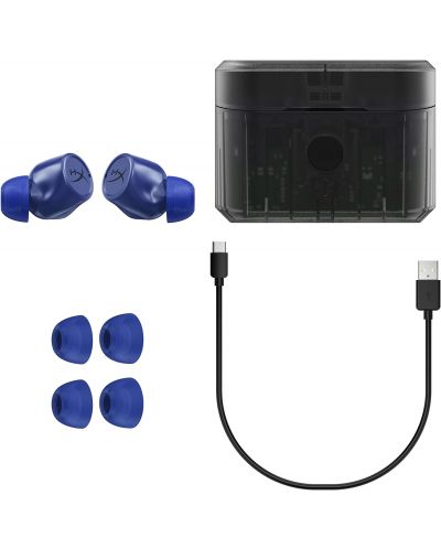 Ασύρματα ακουστικά HyperX - Cirro Buds Pro, TWS, ANC, μπλε - 5