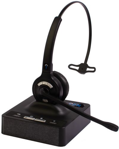Ασύρματο ακουστικό με μικρόφωνο IPN - W980 Mono Dect, μαύρο - 1