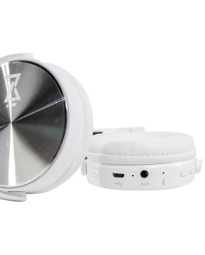 Ασύρματα ακουστικά με μικρόφωνο Trevi - DJ 12E50 BT, λευκά - 4