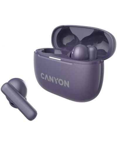 Ασύρματα ακουστικά Canyon - CNS-TWS10, ANC, μωβ - 3