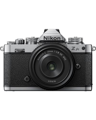 Φωτογραφική μηχανή χωρίς καθρέφτη Nikon - Z fc, 28mm, /f2.8 Silver - 1