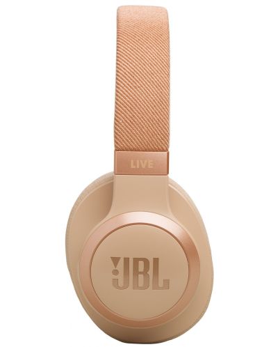 Ασύρματα ακουστικά JBL - Live 770NC, ANC, Sand - 4