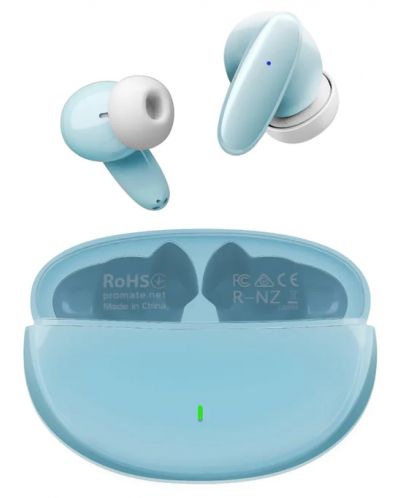 Ασύρματα ακουστικά ProMate - Lush Acoustic, TWS, μπλε/λευκό - 1