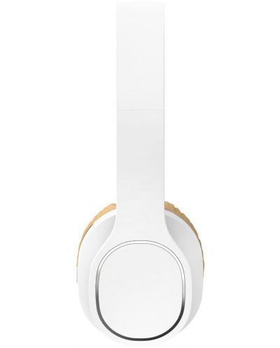 Ακουστικά HAMA "Touch" Bluetooth  On-Ear, Μικρόφωνο, λευκό/καφέ, πλήκτρα αφής - 2