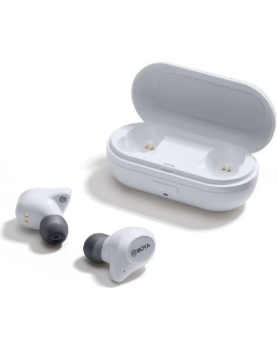 Ασύρματα ακουστικά Boya - BY-AP1-W, TWS, λευκά - 2