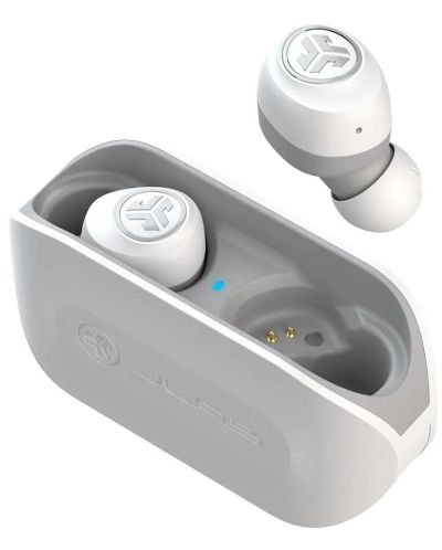 Ασύρματα ακουστικά με μικρόφωνο JLab - GO Air, TWS, λευκά/γκρι - 3