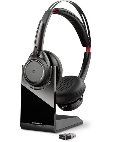 Ασύρματα ακουστικά  Plantronics - Voyager Focus B825 DECT, ANC,μαύρο - 1